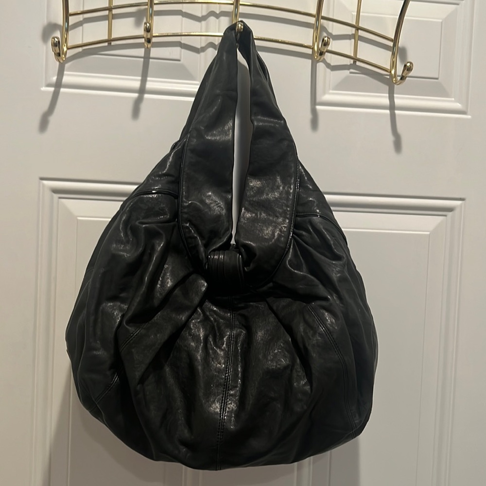 VGUC! Vintage! Kooba Ergonomic Black Shoulder Bag